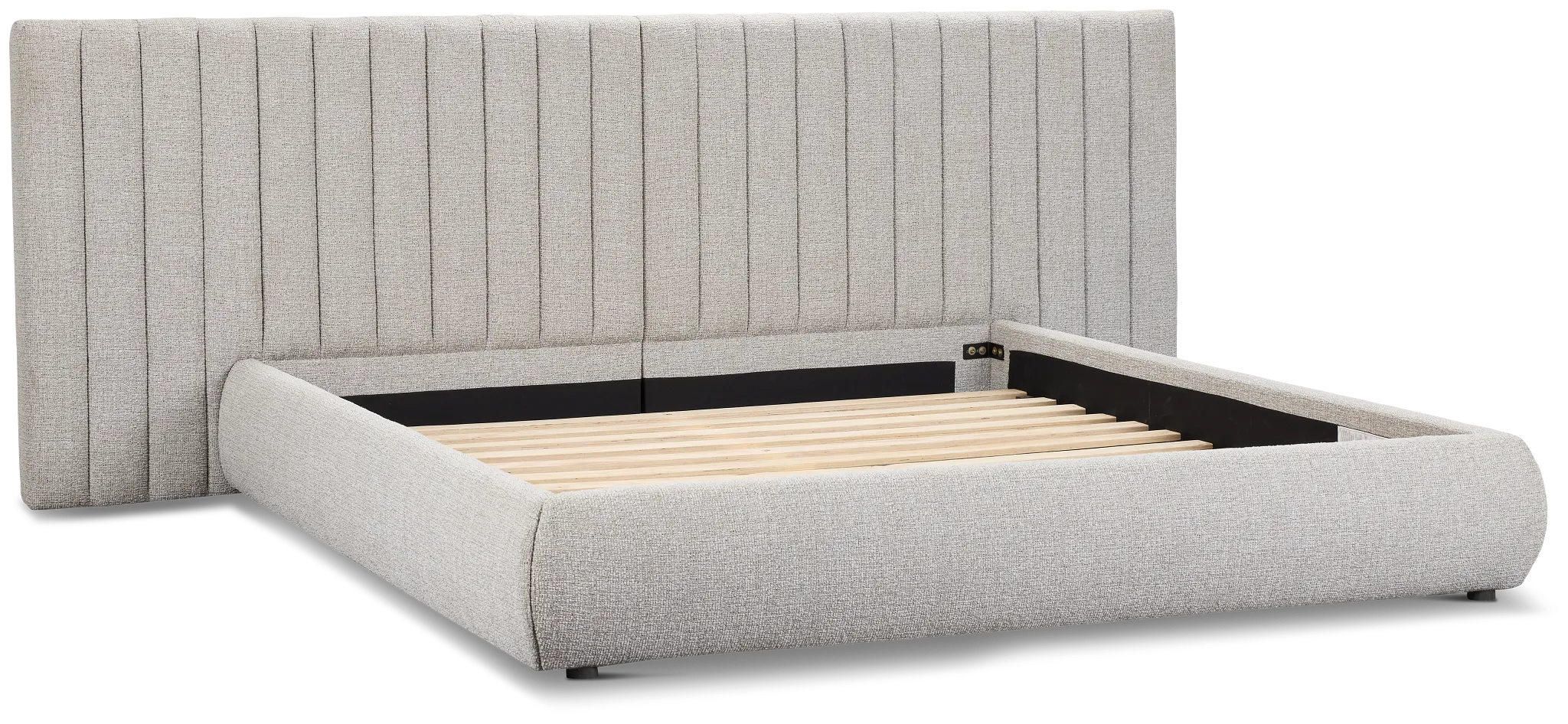 Nomad Gray Uph Spread Bed