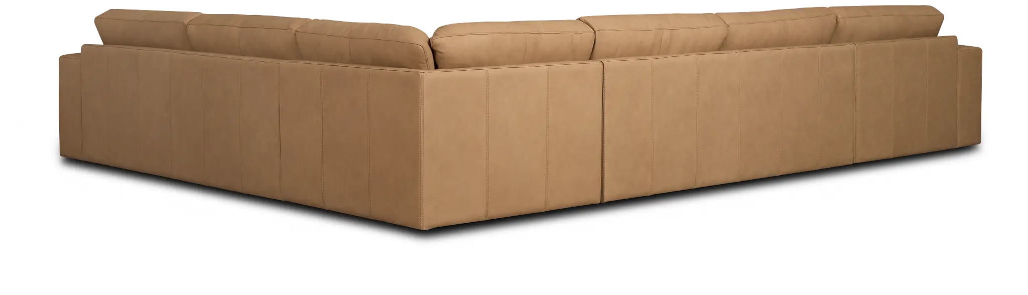 Kellan Light Brown Leather Medium Left Chaise Sectional Kellan Light Brown Leather Medium Left Chaise Sectional