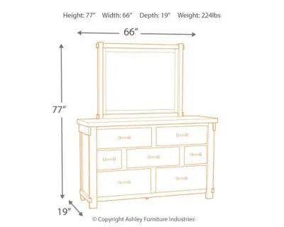 Brashland White Mirror Brashland White Mirror