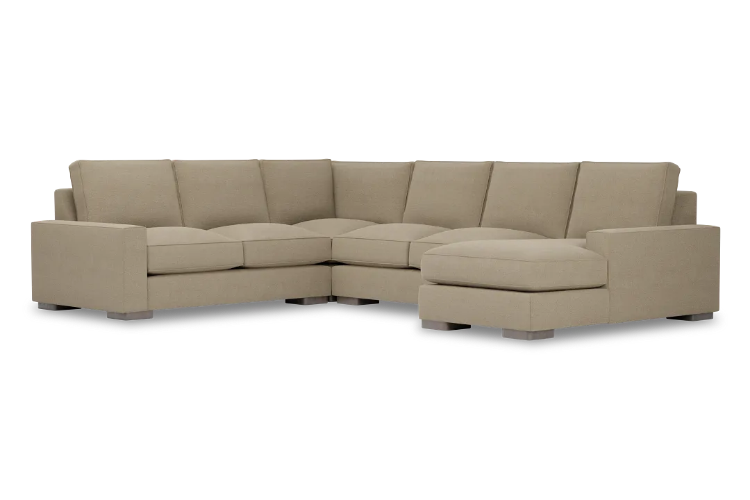 Edgewater Elite Taupe Medium Right Chaise Sectional
