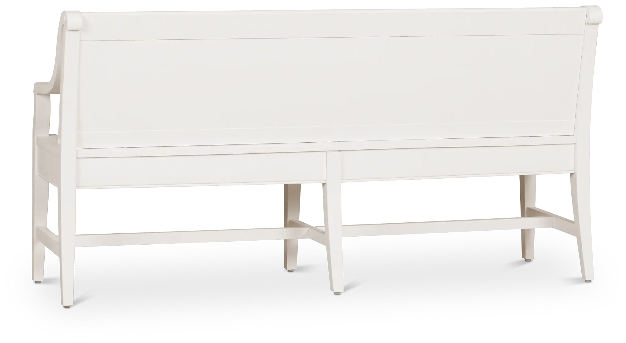 Heron Cove White Storage Dining Bench Heron Cove White Storage Dining Bench