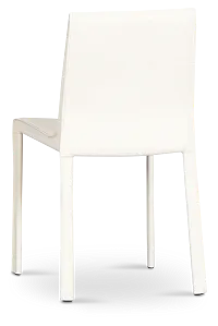 Lagos White Upholstered Side Chair