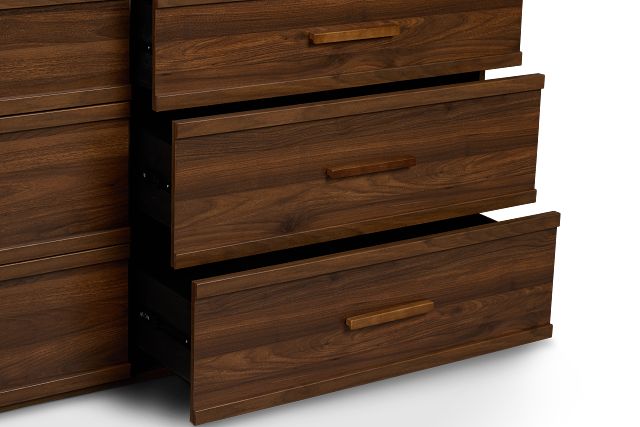 Atlantic Mid Tone Dresser & Mirror