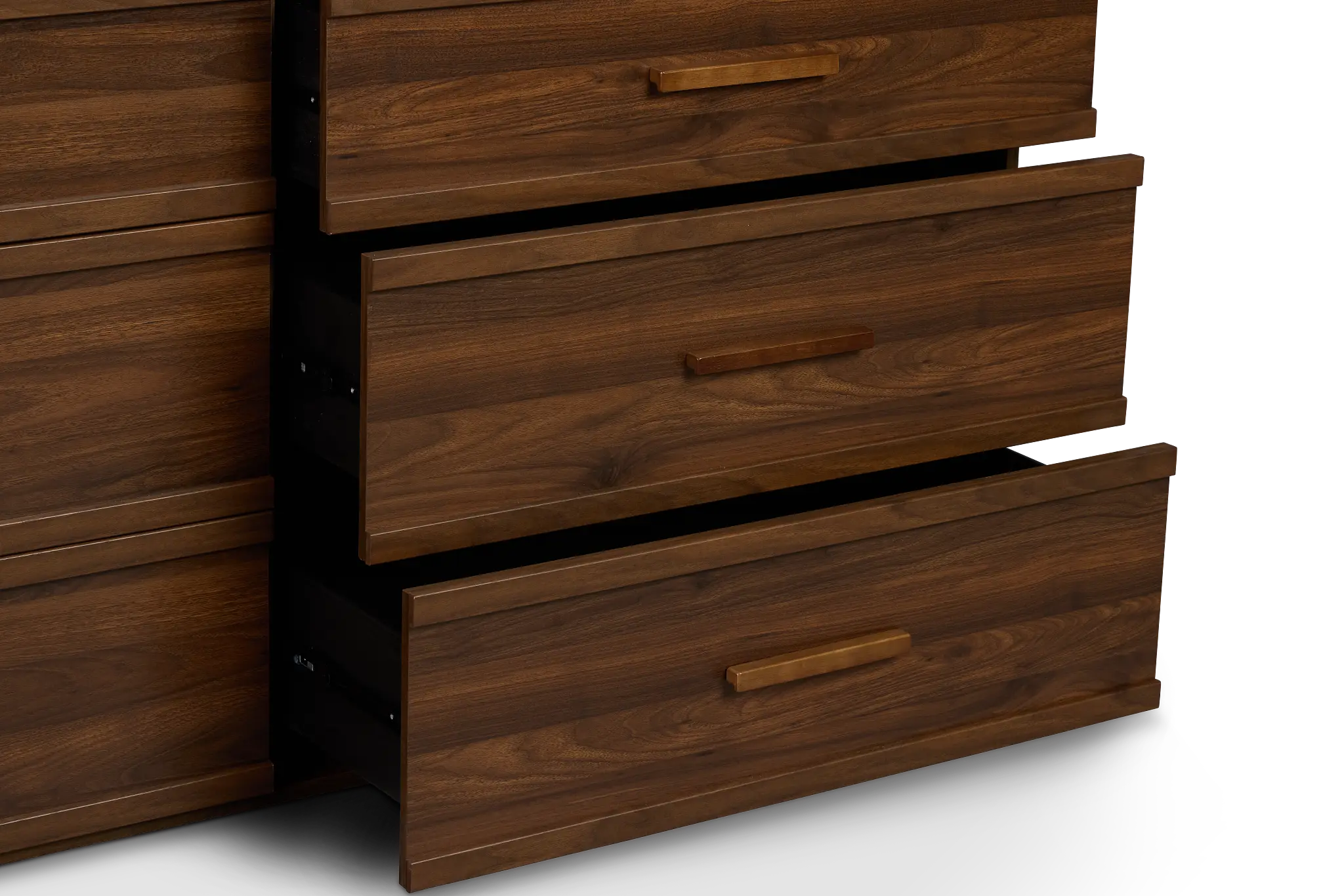 Atlantic Mid Tone Dresser & Mirror Atlantic Mid Tone Dresser & Mirror