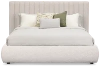 Nomad Gray Uph Platform Bed