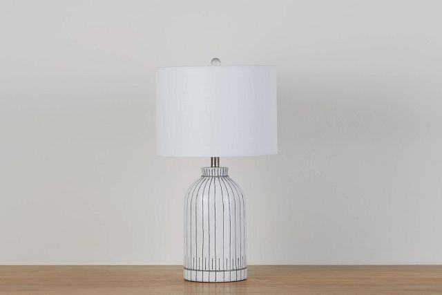 Pamina Gray Table Lamp