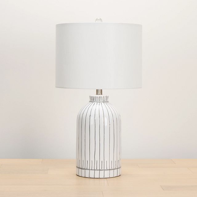 Pamina Gray Table Lamp