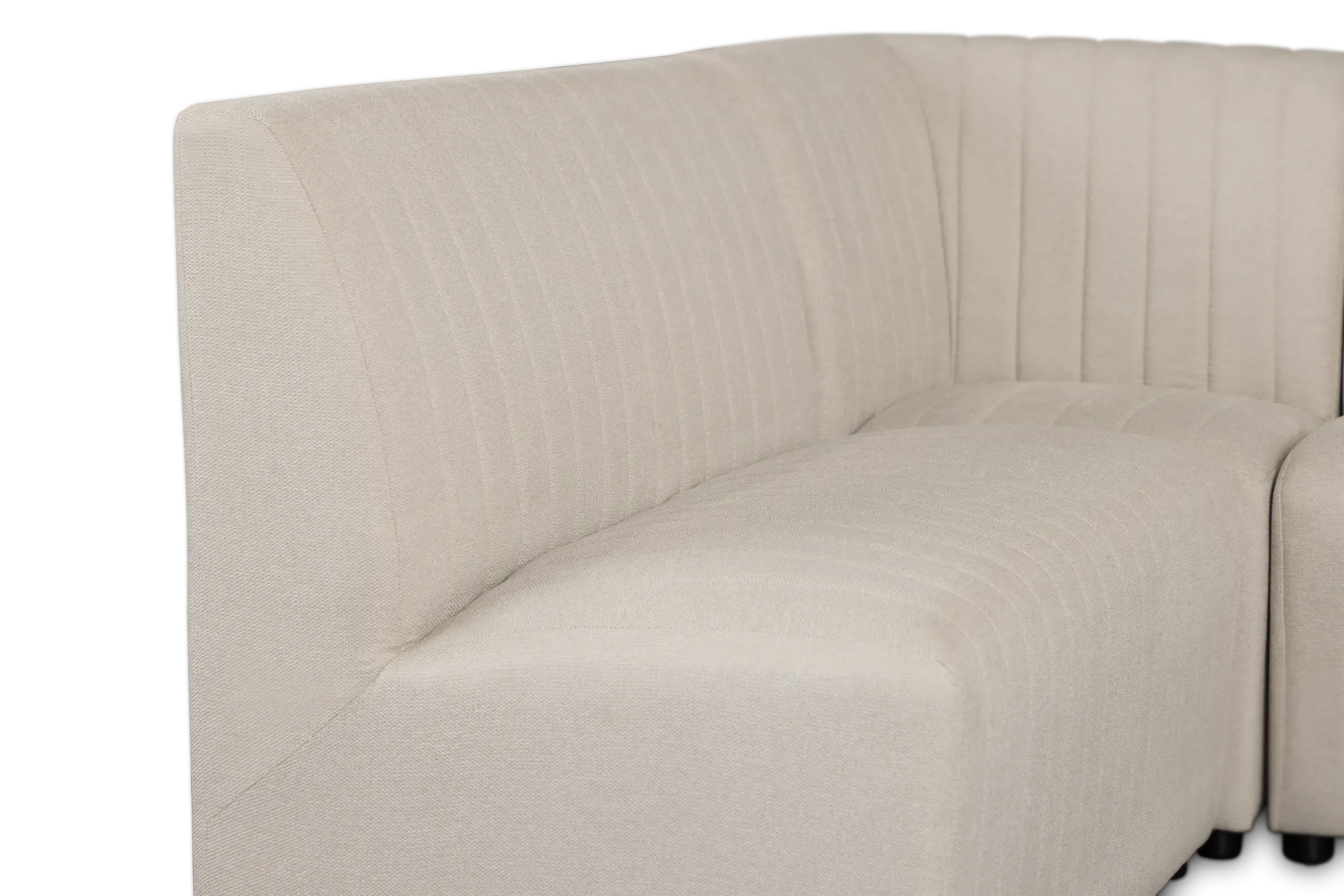 Tifton White Uph Modular Banquette