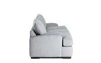 Alpha Light Gray Fabric Sofa