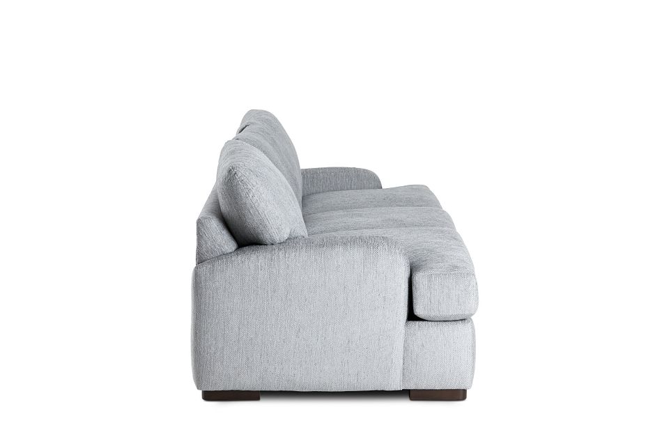 Alpha Light Gray Fabric Sofa