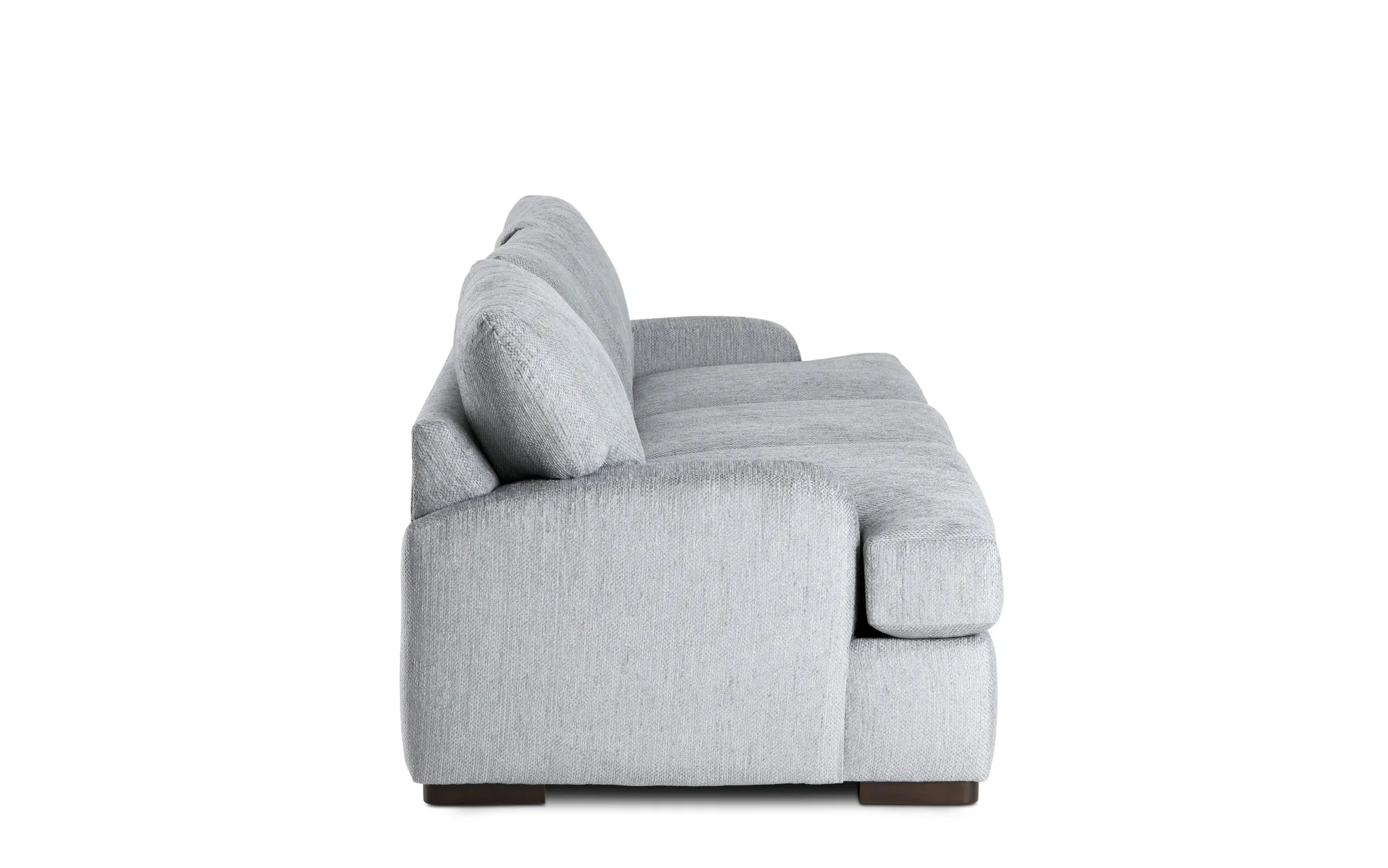 Alpha Light Gray Fabric Sofa