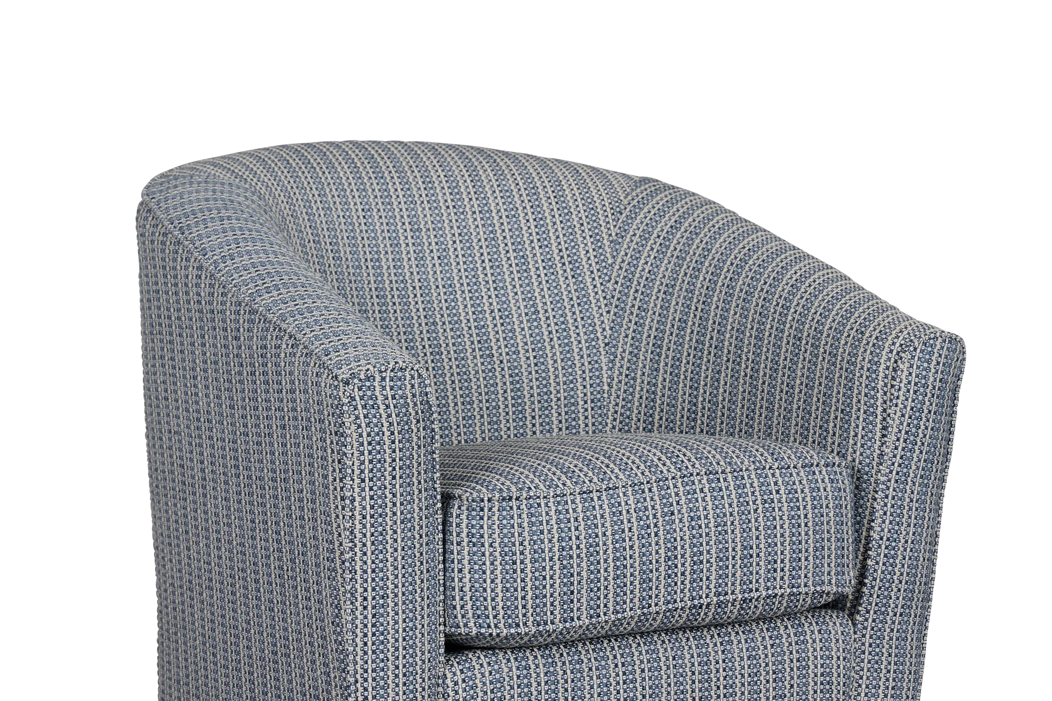 Driftwood Blue Glider Swivel Chair