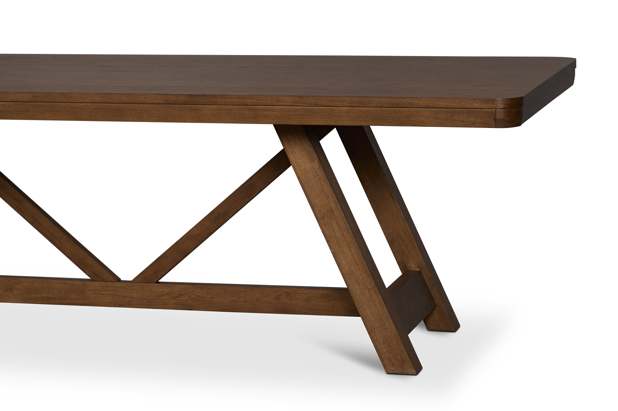 Pacific Mid Tone Trestle Table