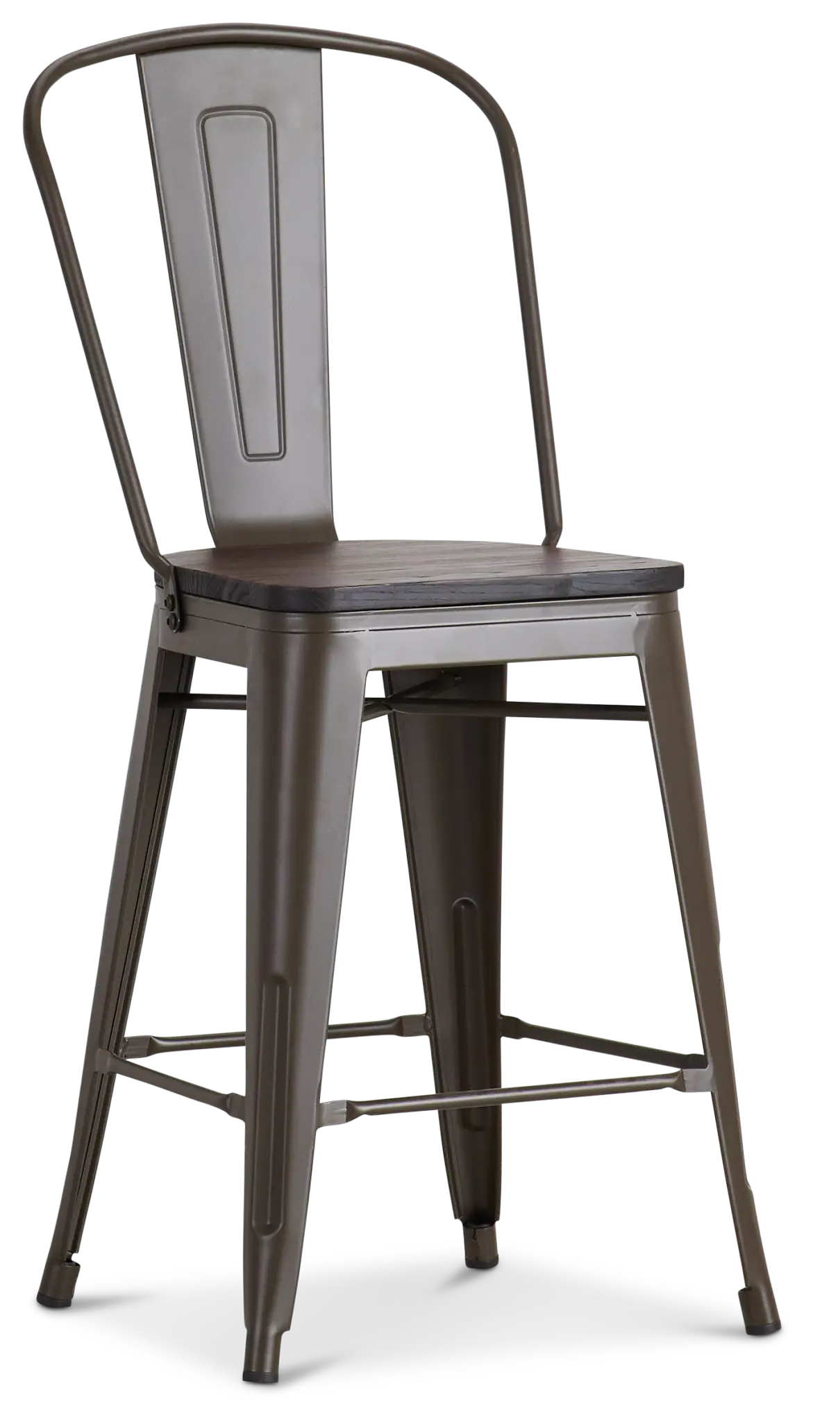 Harlow Dark Tone 24" Wood Barstool Harlow Dark Tone 24" Wood Barstool
