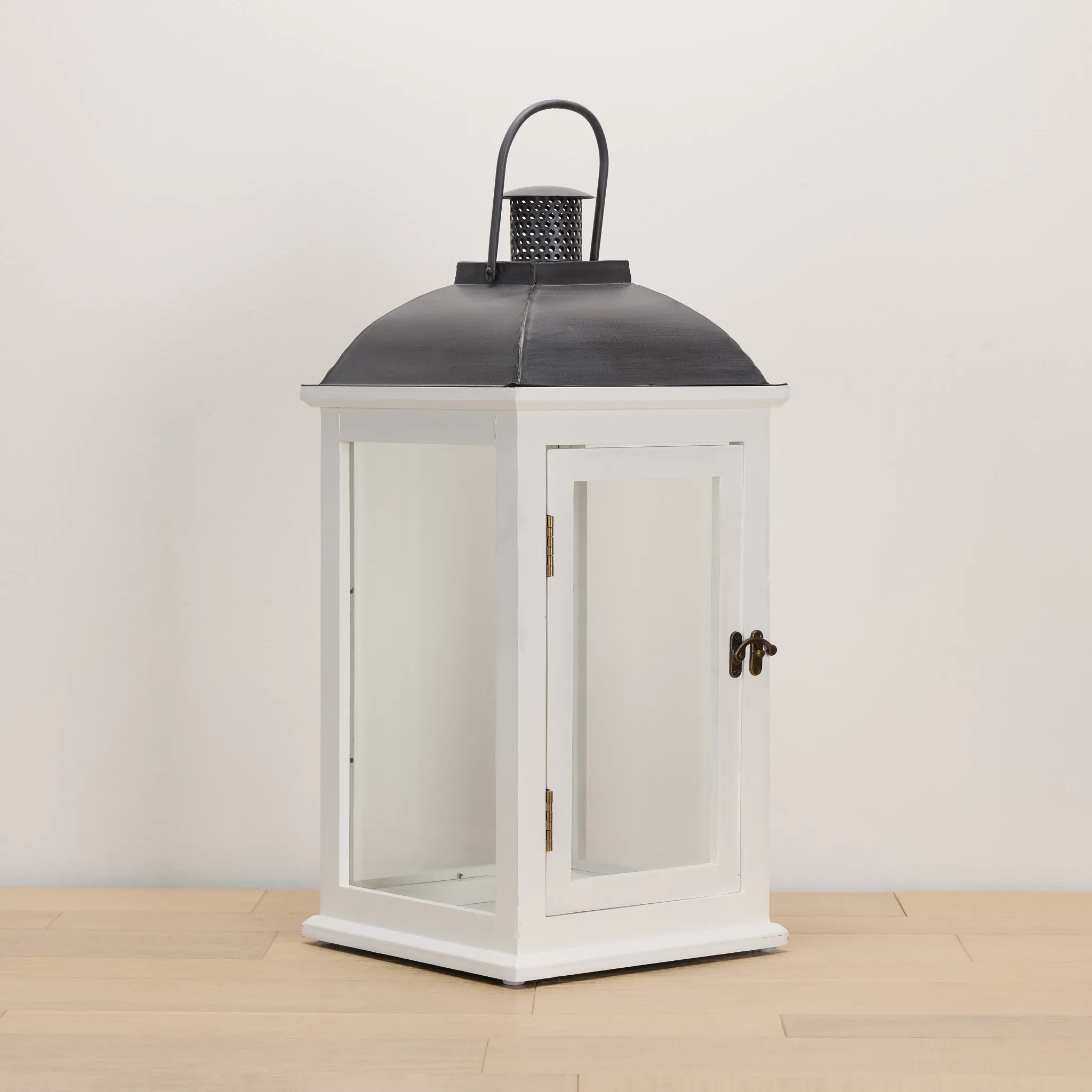 Greensville White Large Lantern