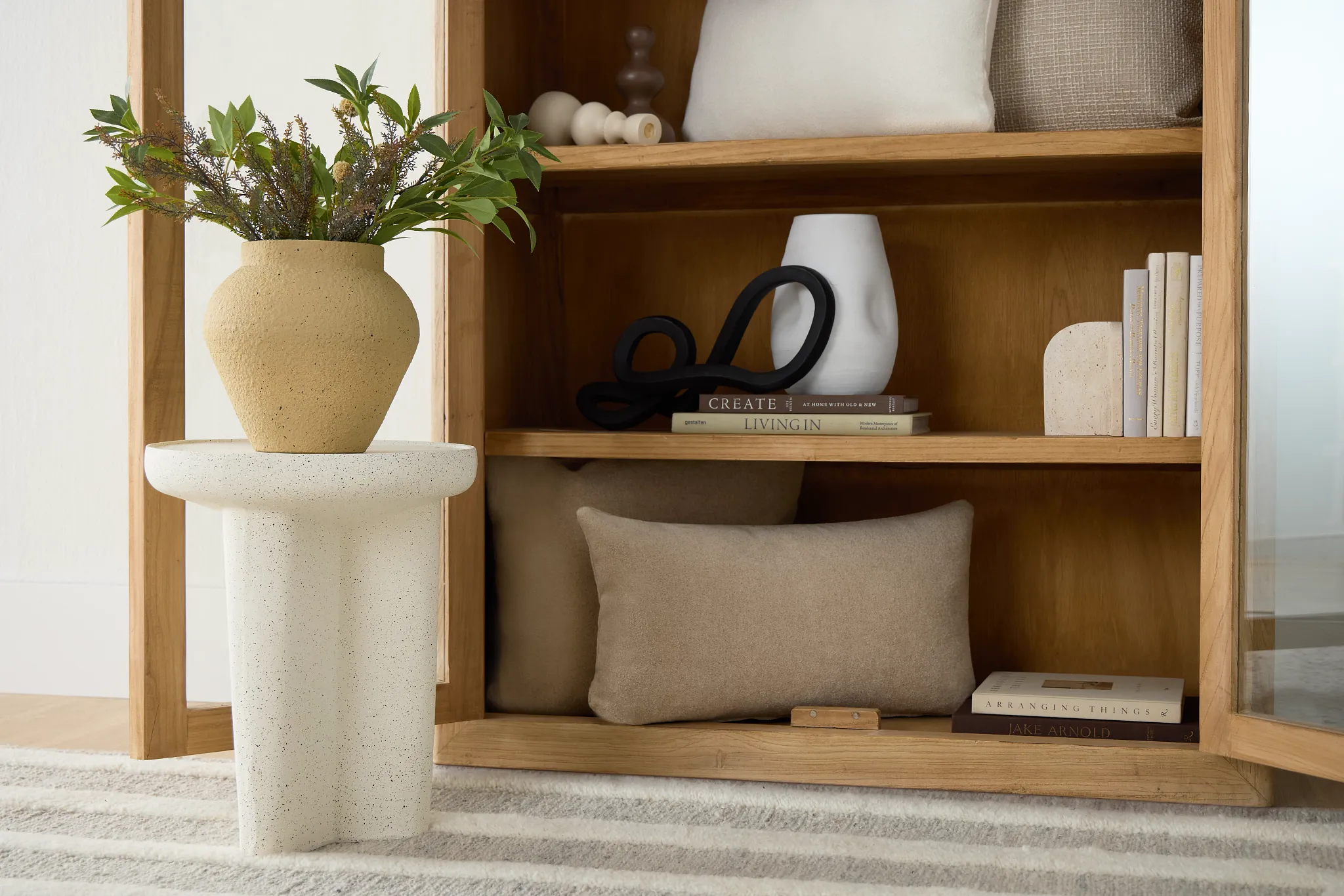 Blyth Light Tone 2-door Bookcase