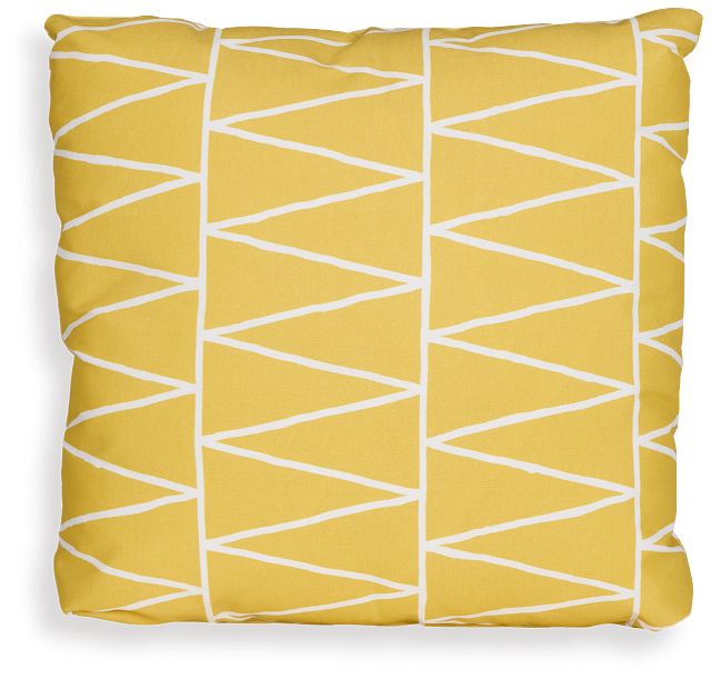 Terrain Yellow 20" Indoor/outdoor Accent Pillow