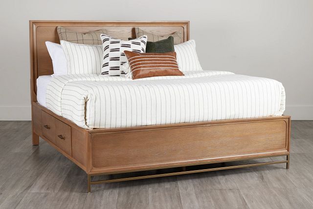 Provo Mid Tone Panel Storage Bed