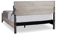 Evanston Gray Panel Bed