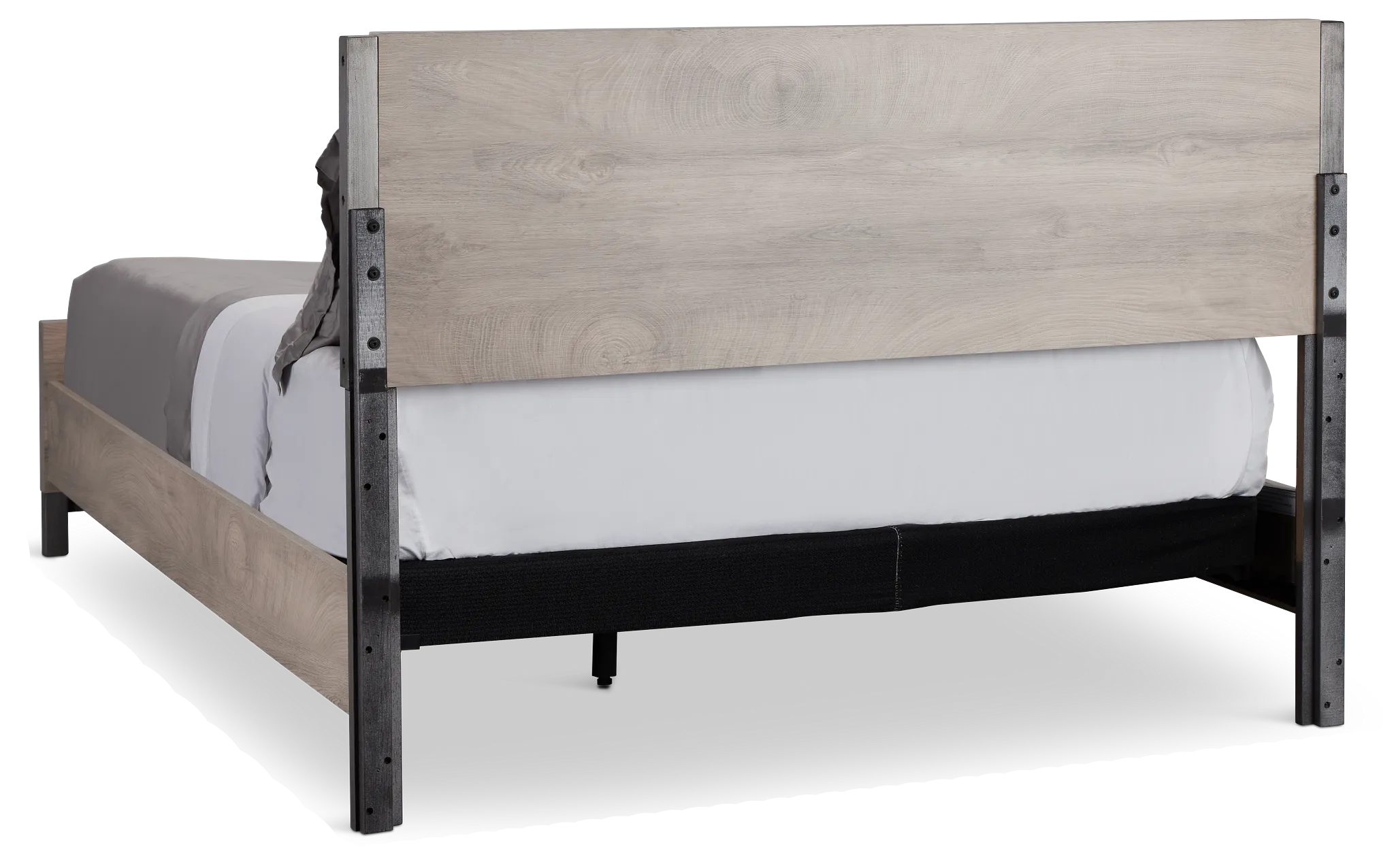 Evanston Gray Panel Bed