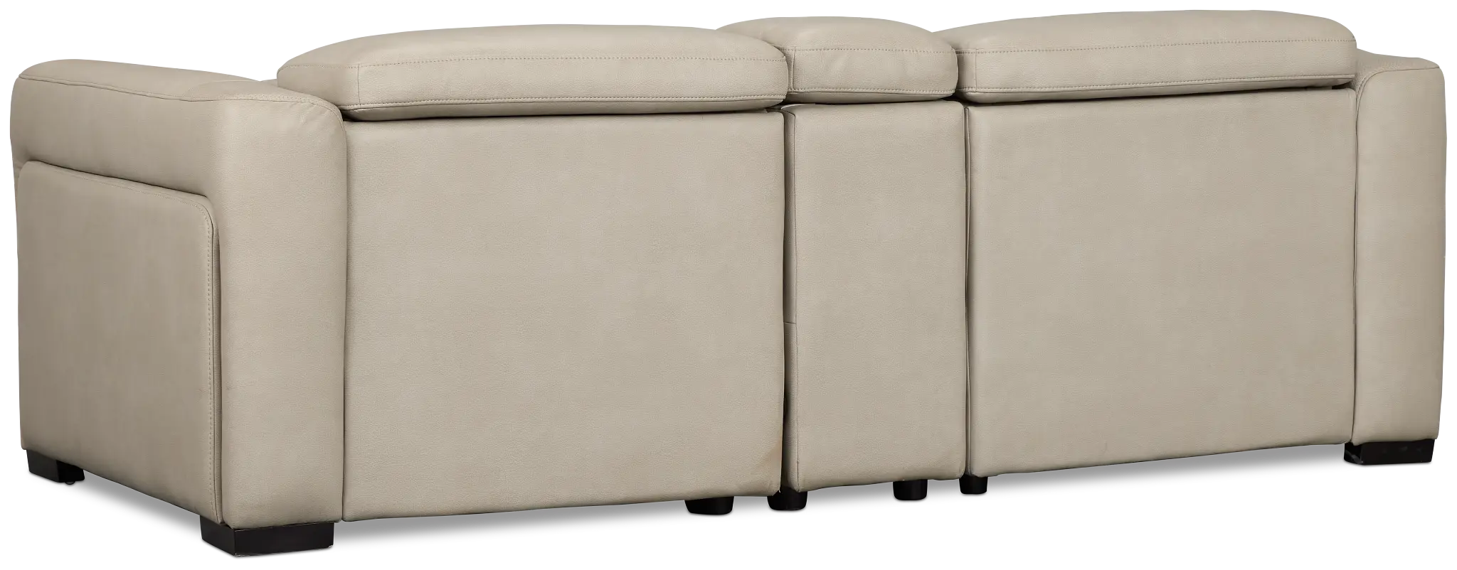 Melody Light Gray Micro Power Reclining Console Sofa Melody Light Gray Micro Power Reclining Console Sofa