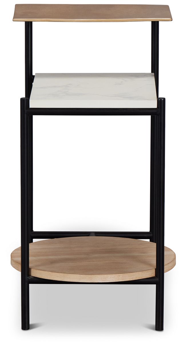 Ellerton Two-tone Rect Accent Table