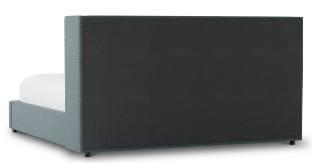 Captiva Sutton Blue 48" Upholstered Shelter Bed