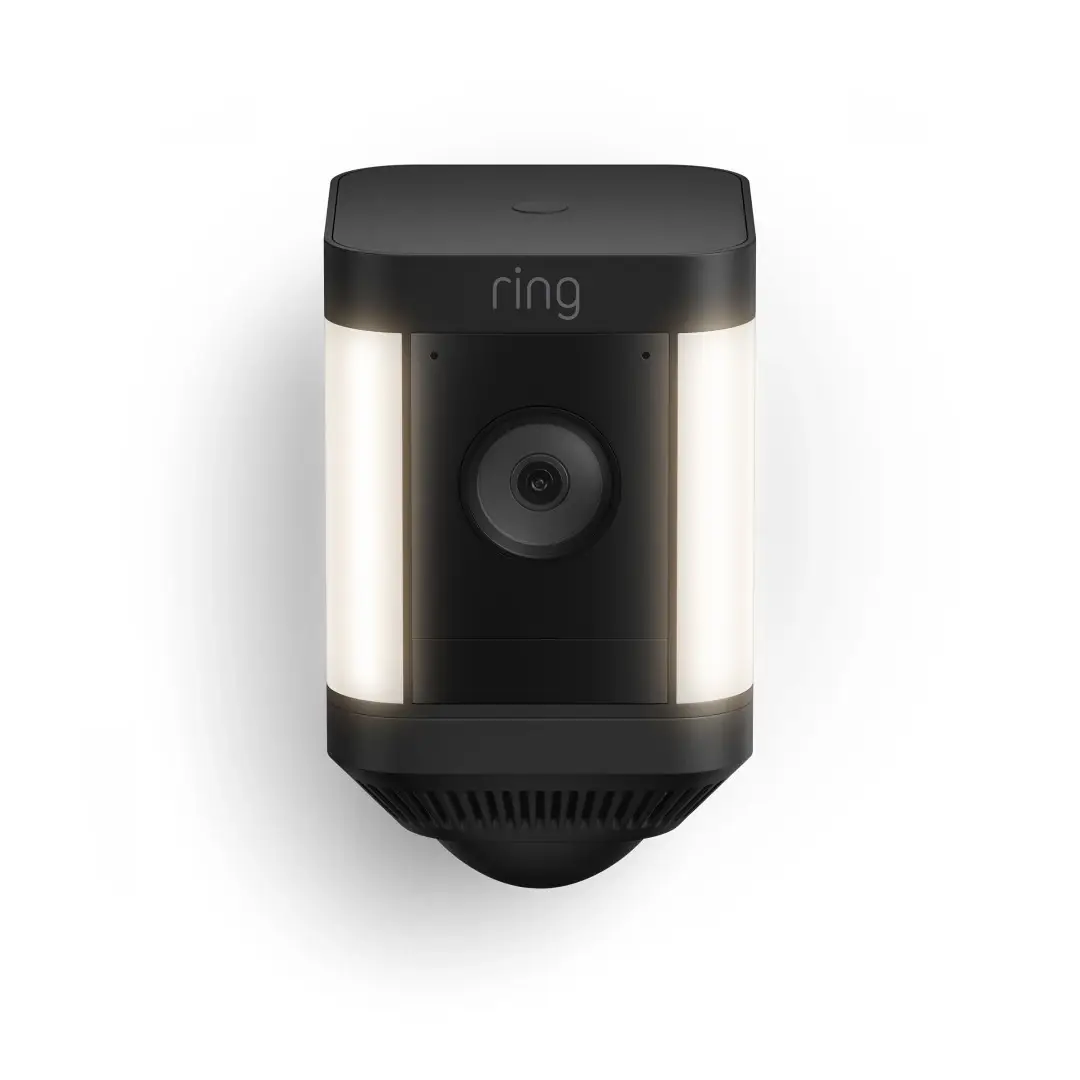Ring Spotlight Cam Plus Battery Black Outdoor Security Cameras Ring Spotlight Cam Plus Battery Black Outdoor Security Cameras