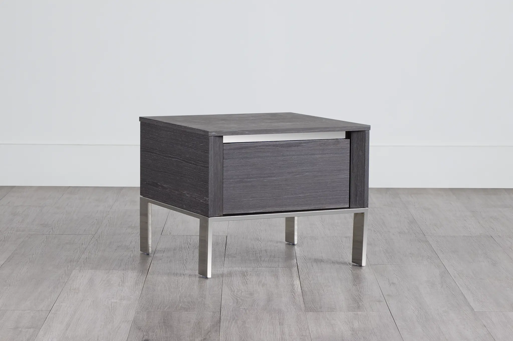 Vancouver Dark Gray Square End Table Vancouver Dark Gray Square End Table