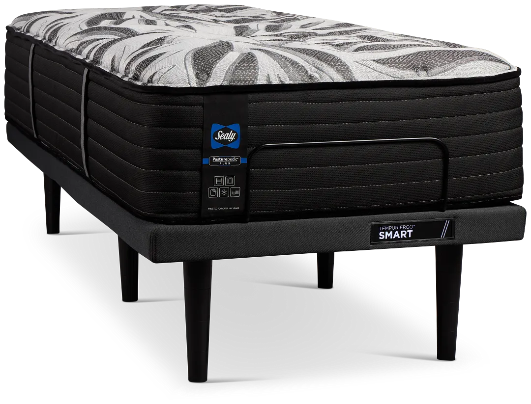 Sealy Posturepedic Plus Exuberant Ii 15" Ultra Plsh Ergo 3.0 Adjustable Mattress Set
