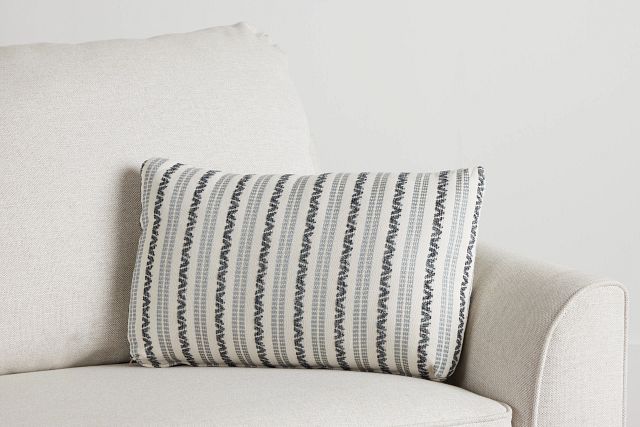 Budreau Blue Fabric Lumbar Accent Pillow (0)