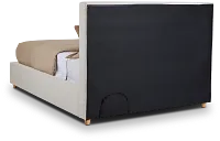 Chelsea Light Beige Uph Platform Bed