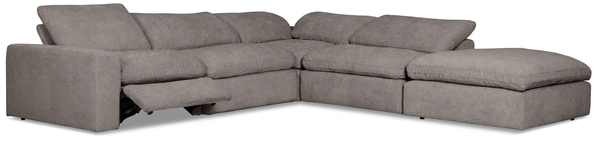 Drift Dark Gray Fabric Medium Right Bumper Power Sectional Drift Dark Gray Fabric Medium Right Bumper Power Sectional