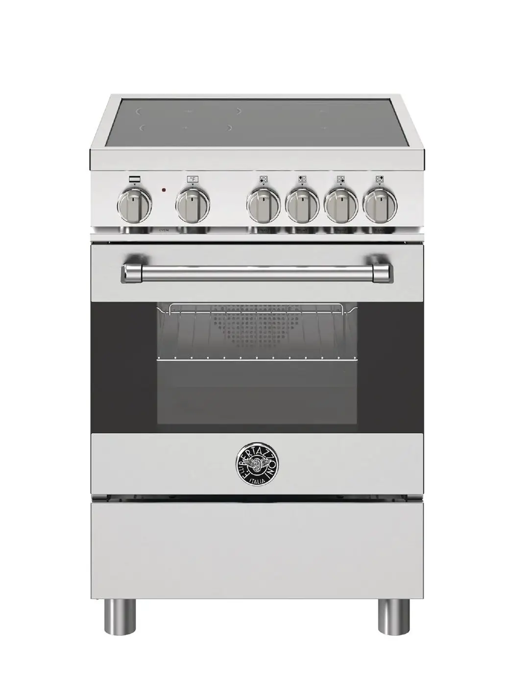 Bertazzoni 244 Series Stainless Steel 24" Induction Range Bertazzoni 244 Series Stainless Steel 24" Induction Range