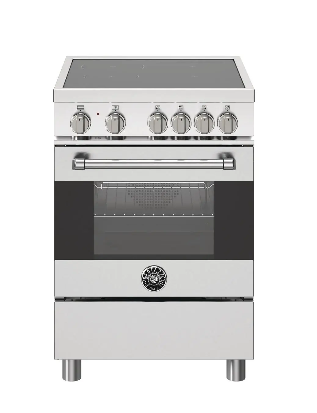 Bertazzoni 244 Series Stainless Steel 24" Induction Range Bertazzoni 244 Series Stainless Steel 24" Induction Range