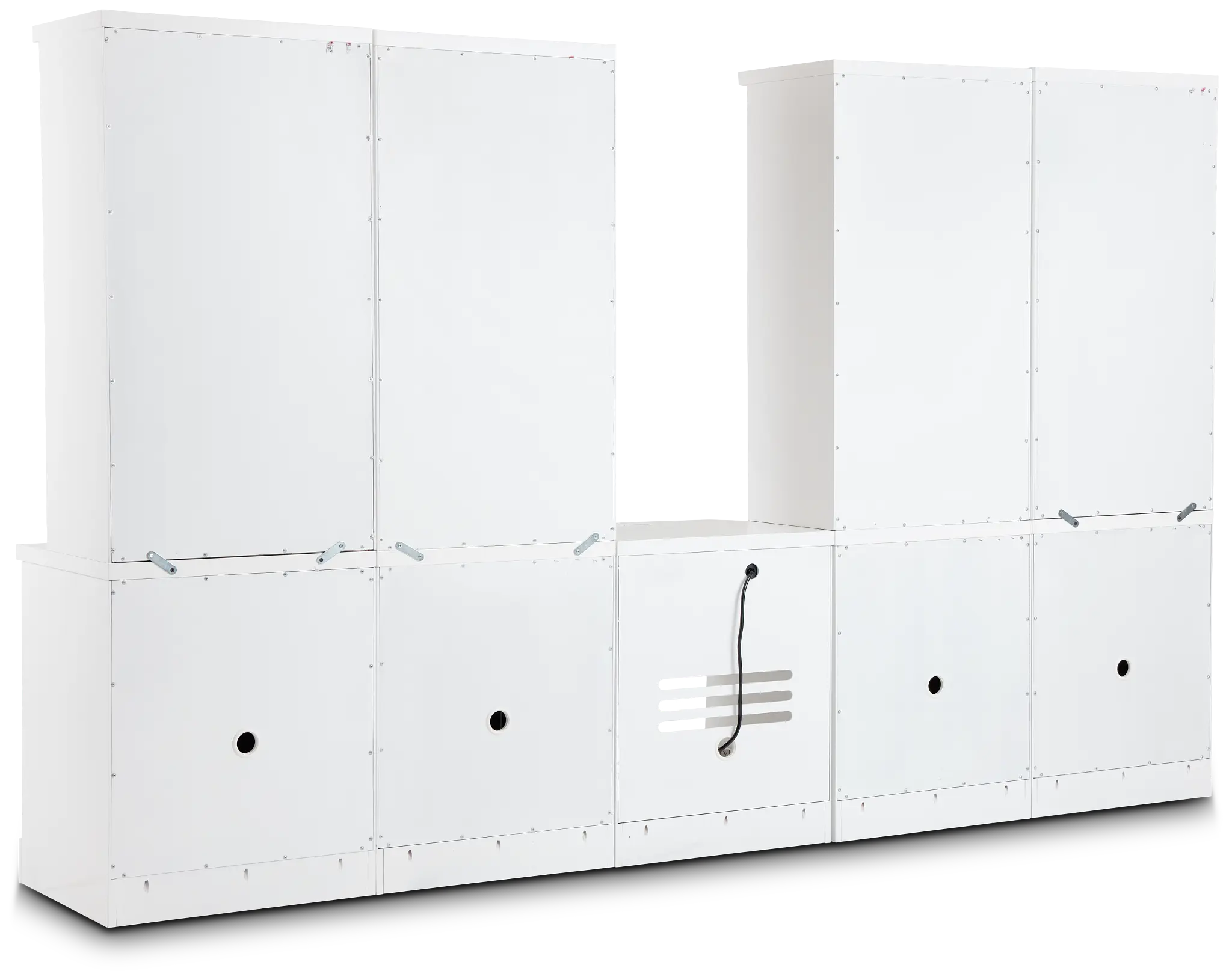 Newport White Large Peninsula Door Wall Desk Newport White Large Peninsula Door Wall Desk