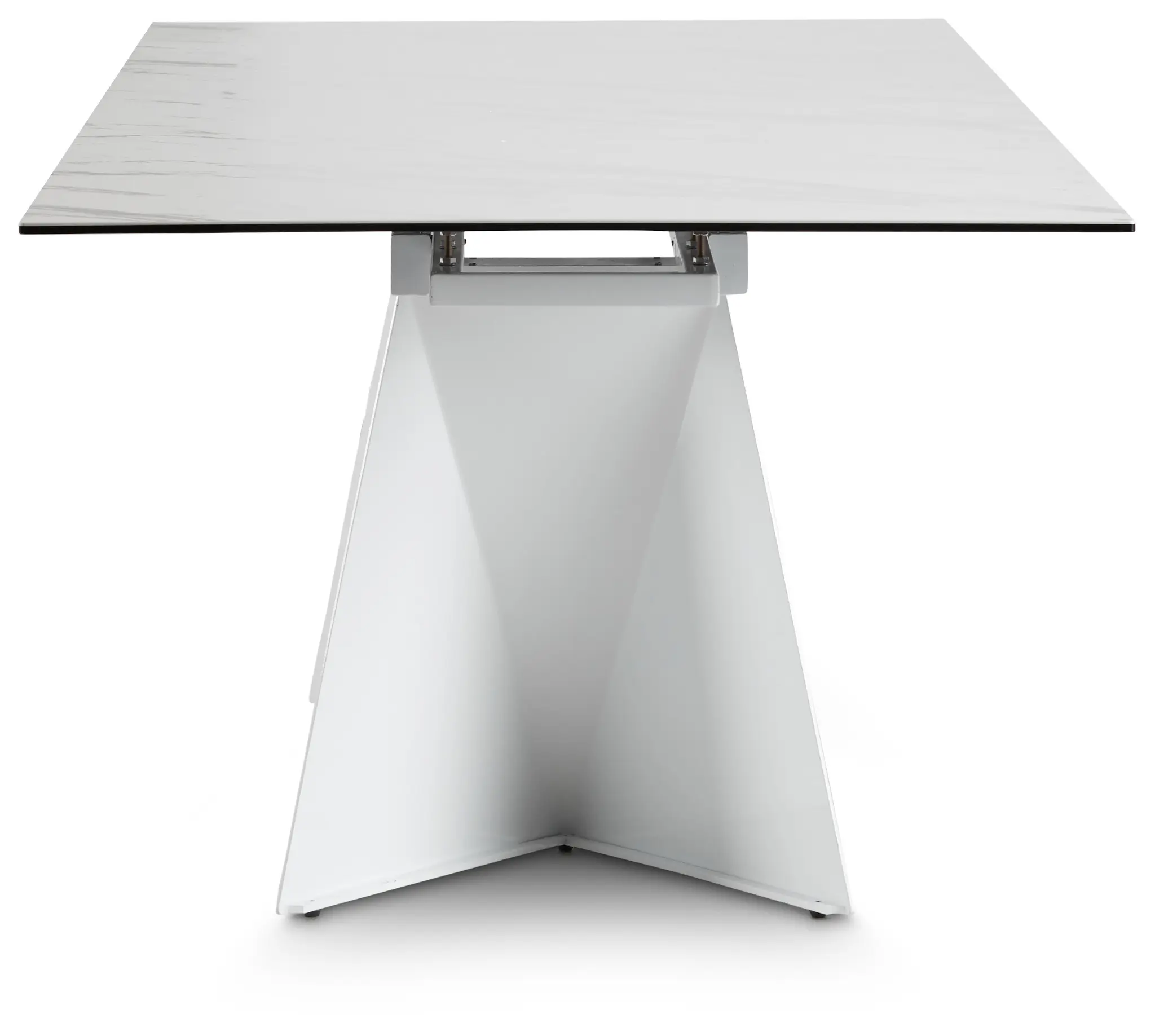 Monaco White Ceramic Rectangular Table Monaco White Ceramic Rectangular Table