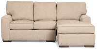 Sinclair Brown Fabric Right Chaise Sectional