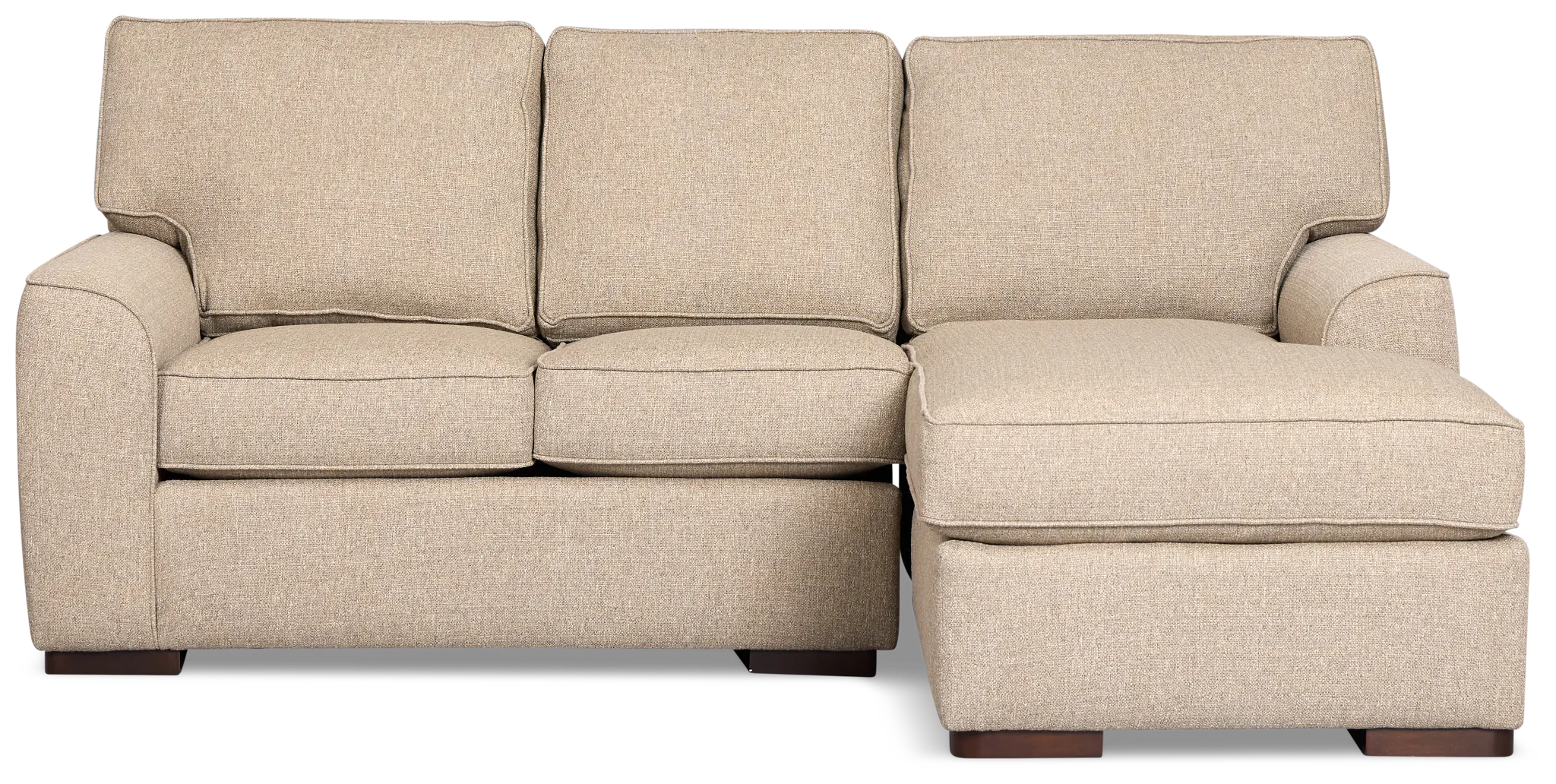 Sinclair Brown Fabric Right Chaise Sectional