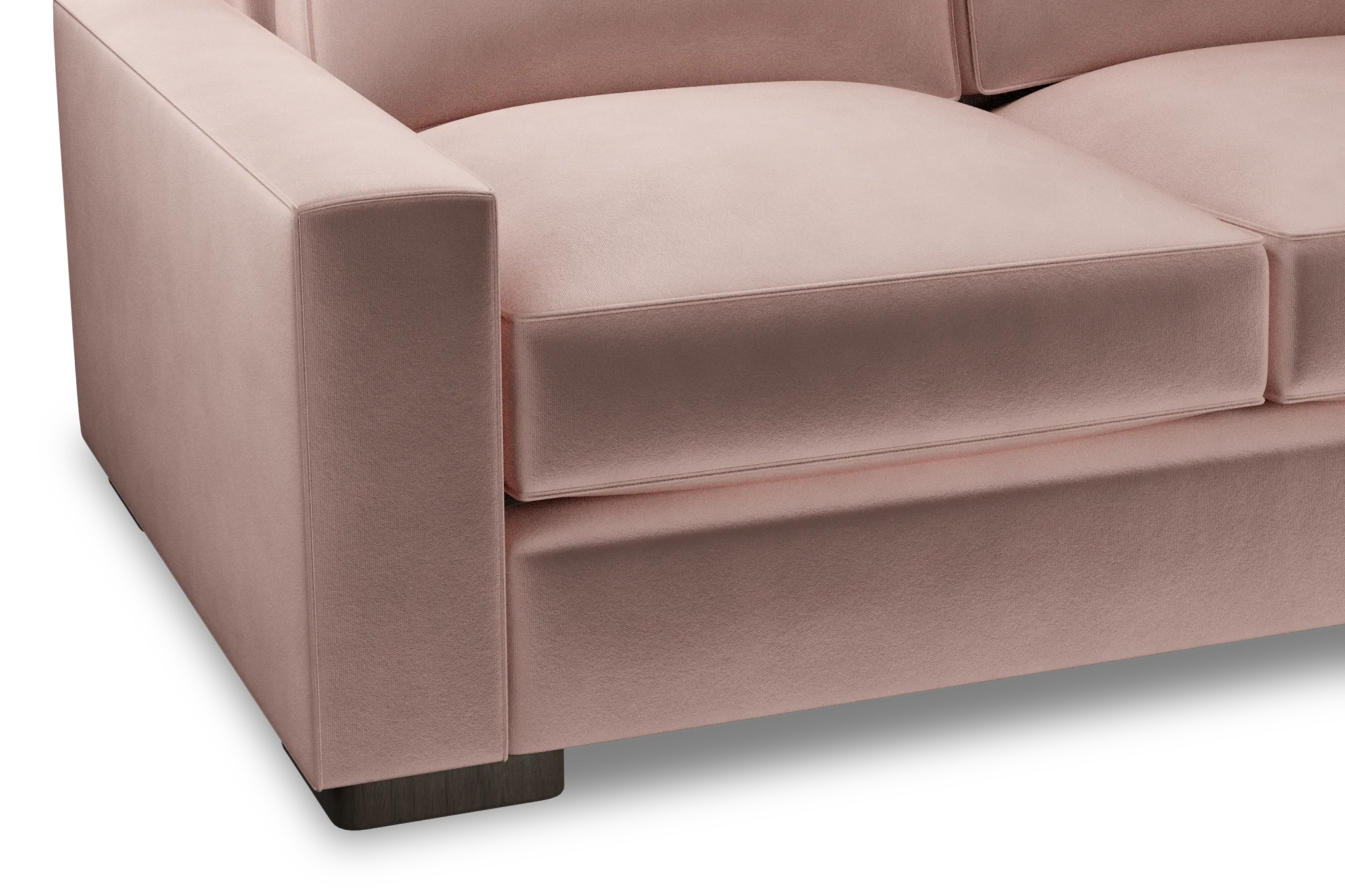Edgewater Joya Light Pink Medium Two-arm Sectional