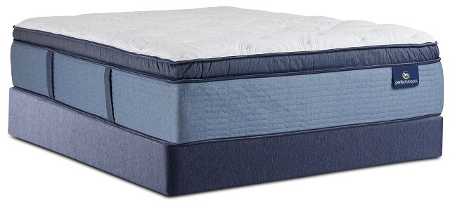 Serta Admiral Twilight Plush Pillow Top Mattress Set