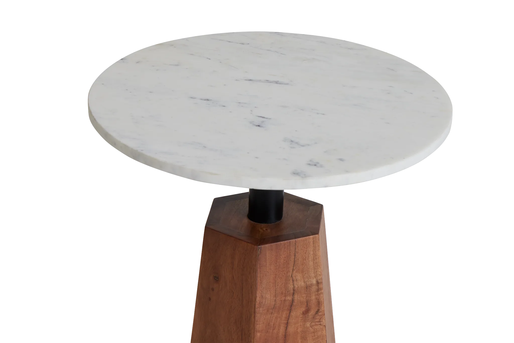 Boone White Accent Table