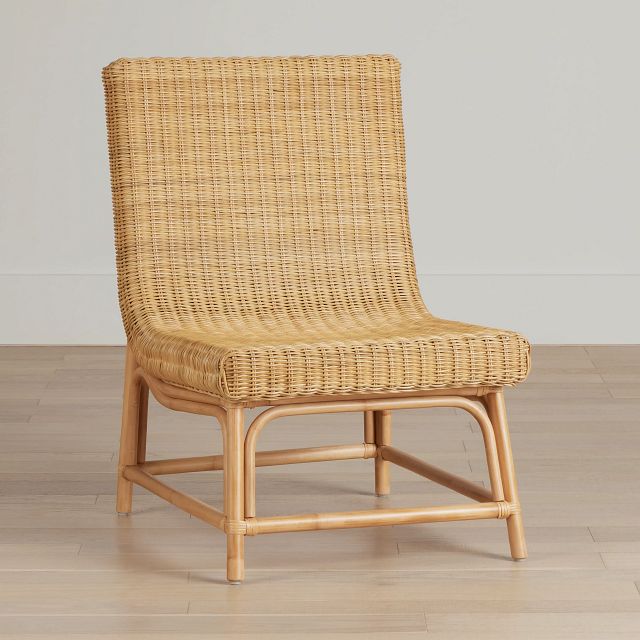 Cozis Light Tone Woven Accent Chair