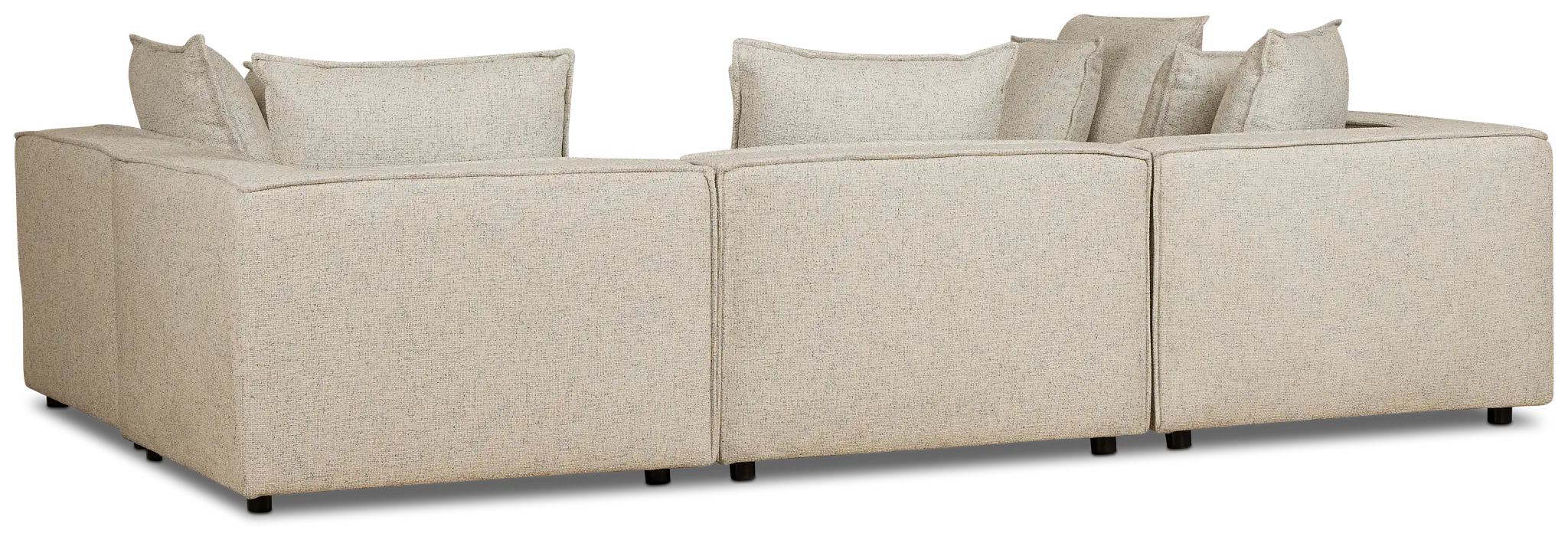 Tatum Beige Fabric 6-piece Modular Sectional Tatum Beige Fabric 6-piece Modular Sectional