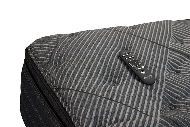 Beautyrest Black L-class Medium Pillow Top Black Luxury Adjustable Mattress Set (1)