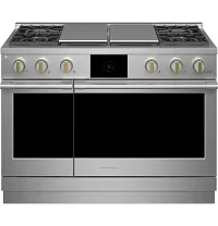 Monogram 484 Series Stainless Steel 48" Dual Fuel Range
