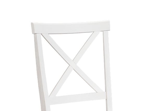 Woodstock White Wood Side Chair