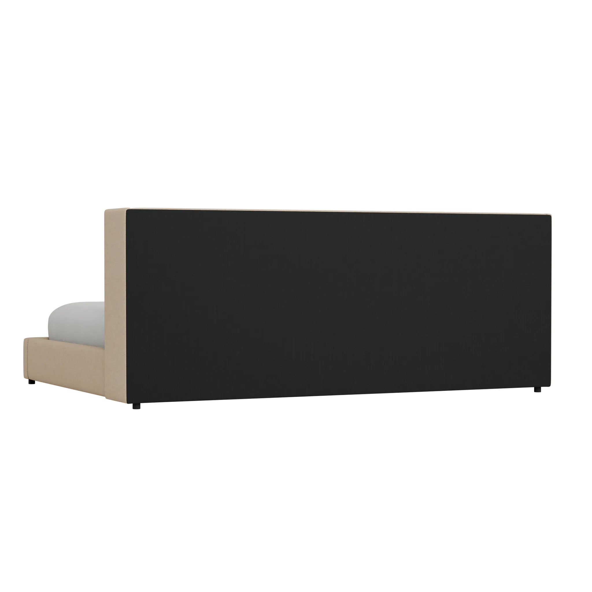 Captiva Elite Light Taupe 48" Upholstered Shelter Bed
