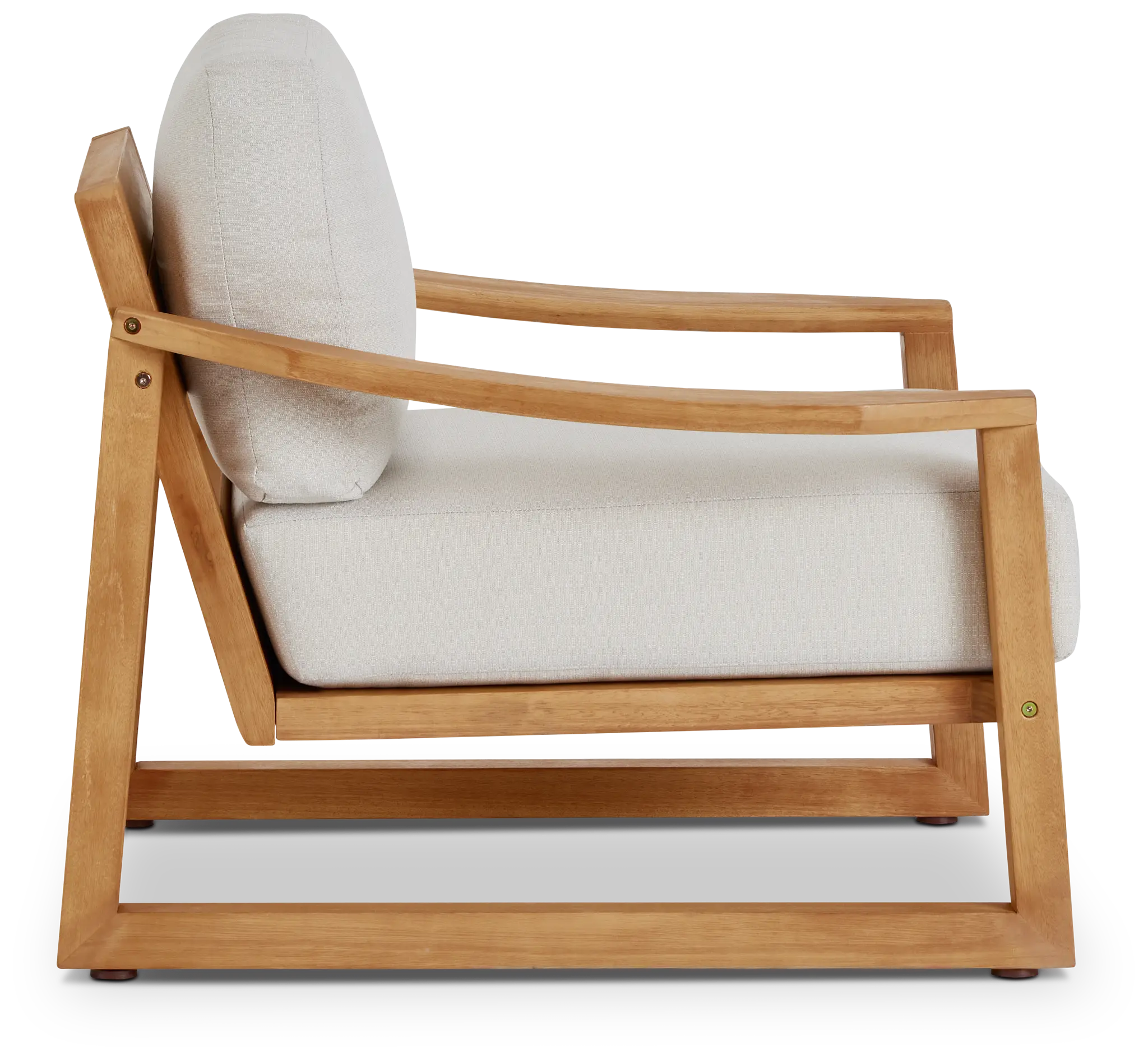 Tobago Light Tone Chair With Gray Cushion Tobago Light Tone Chair With Gray Cushion