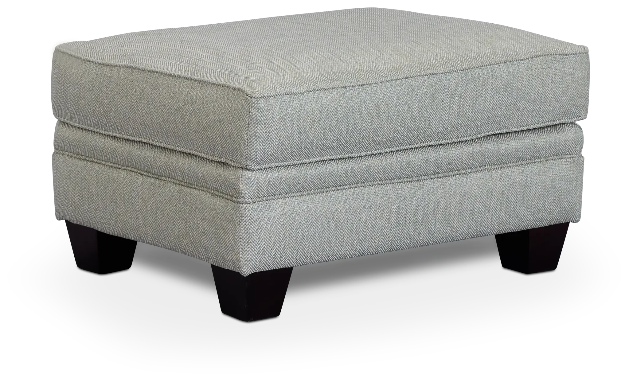 Avery Light Green Fabric Ottoman Avery Light Green Fabric Ottoman